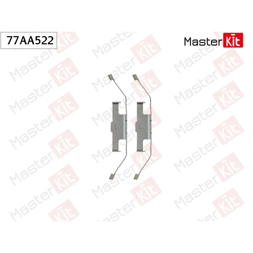 Комплект установочный тормозных колодок BMW X1 (F48) 2014 - MASTERKIT 77AA522