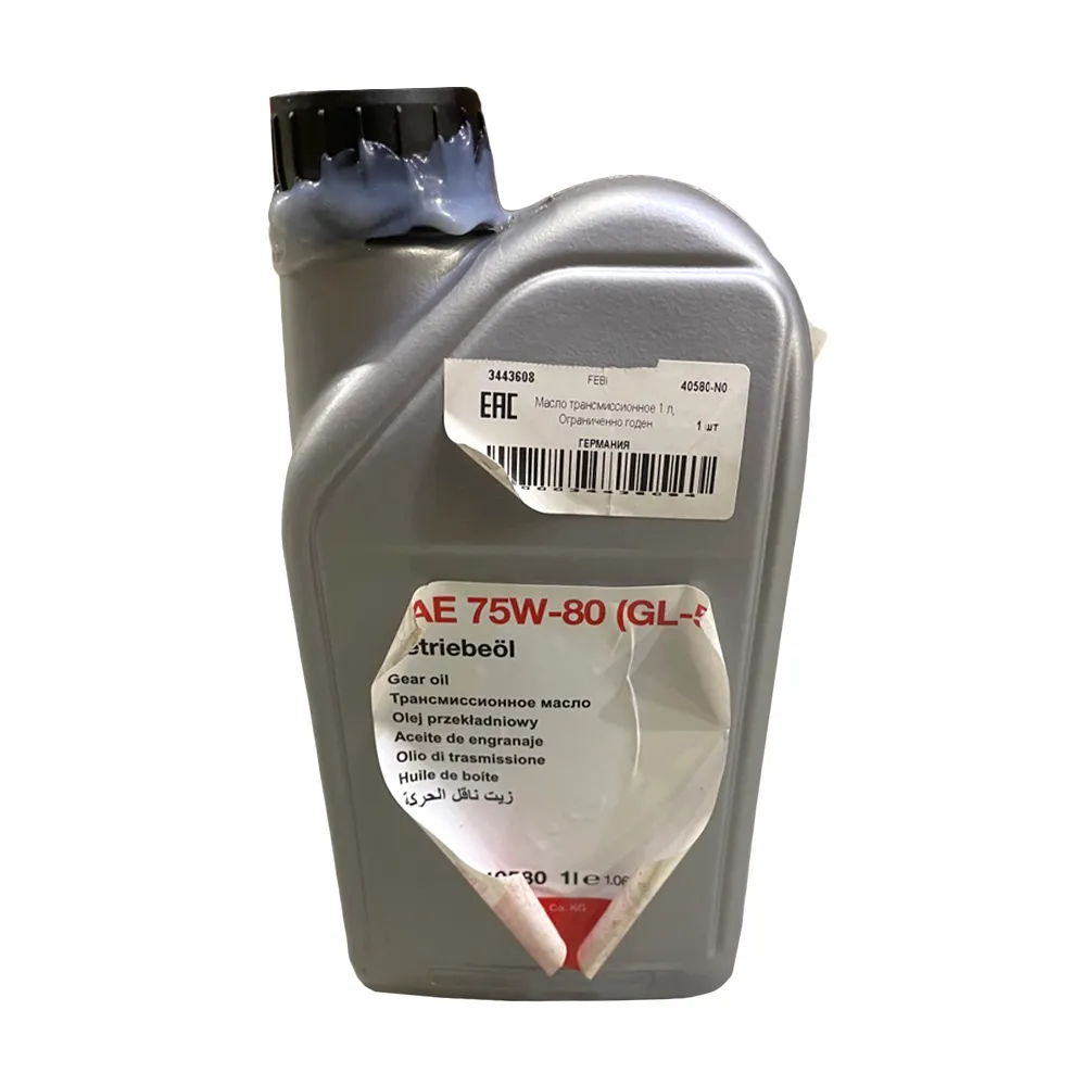 Уценка Масло трансмиссионное FEBI Gear box Oil 75W-80 желтый 1 л 40580-N0