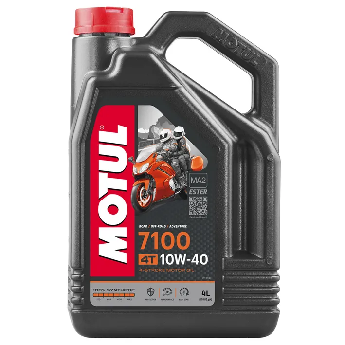 Масло моторное 4T Motul 7100 4T 10W40 синтетическое 4 л 104092
