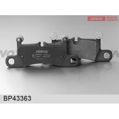 Колодки тормозные дисковые VW TOUAREG (7P5, 7P6) 2010-, PORSCHE CAYENNE (92A) FENOX BP43363
