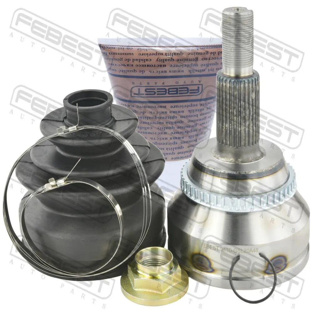 ШРУС наружный 27x62x30 TOYOTA SIENNA GSL2#,MCL2# 2003.01-2009.12 [US] FEBEST 0110-GSL20A48