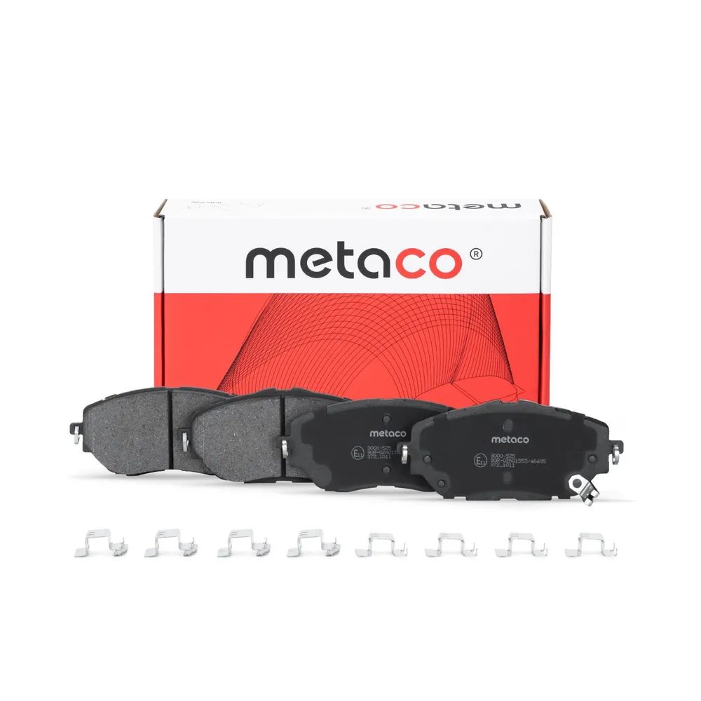 Колодки тормозные передние к-кт TOYOTA C-HR (2016>) Metaco 3000-525