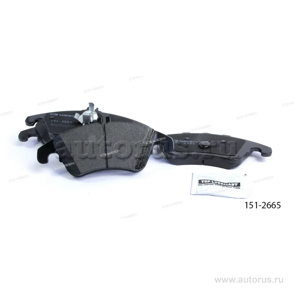 Тормозные колодки дисковые передние MERCEDES-BENZ C-class (W204), E-class (W212), CLS WEEN 151-2665