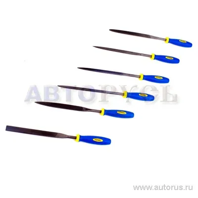 Набор надфилей разнопрофильных 180 мм 6пр TOYA 25353