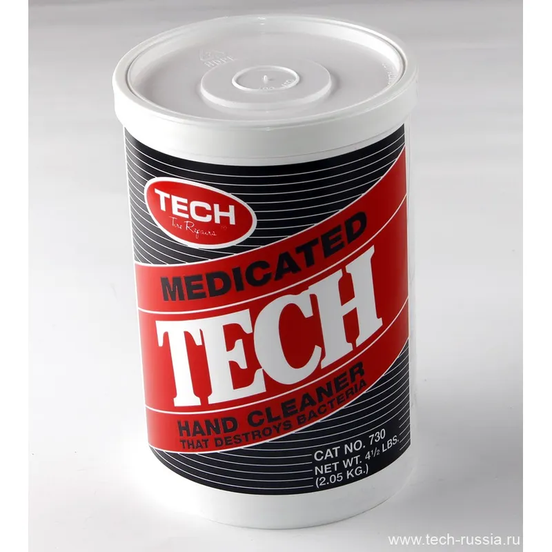 Очиститель для рук HAND MEDICATED, масса 2,04 кг TECH 730
