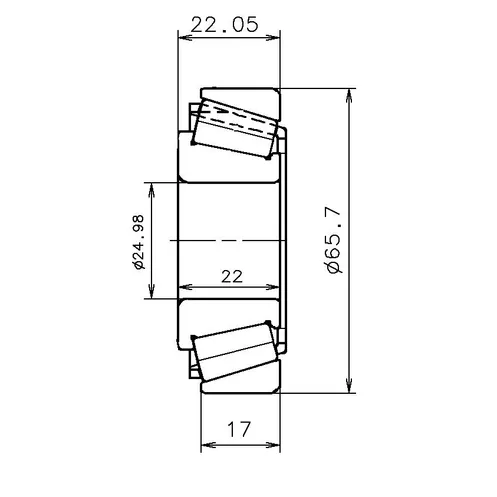 Подшипник КПП 30X66X22 RENAULT TRAFIC II MASTER 2003- CLIO II SNR EC41457H206