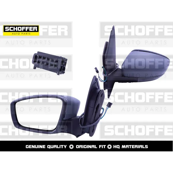 Зеркало левое Volkswagen Polo sedan 10-20 5 конт./обогрев SCHOFFER SHF13013