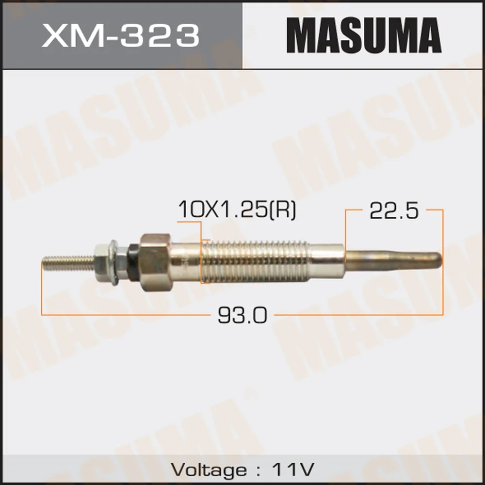 Свеча накаливания MITSUBISHI DELICA MASUMA XM-323