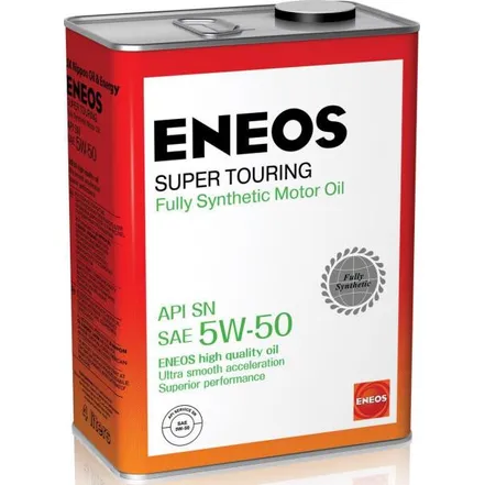 Масло моторное ENEOS Super Touring SM 5W-50 синтетическое 4 л 8809478941738