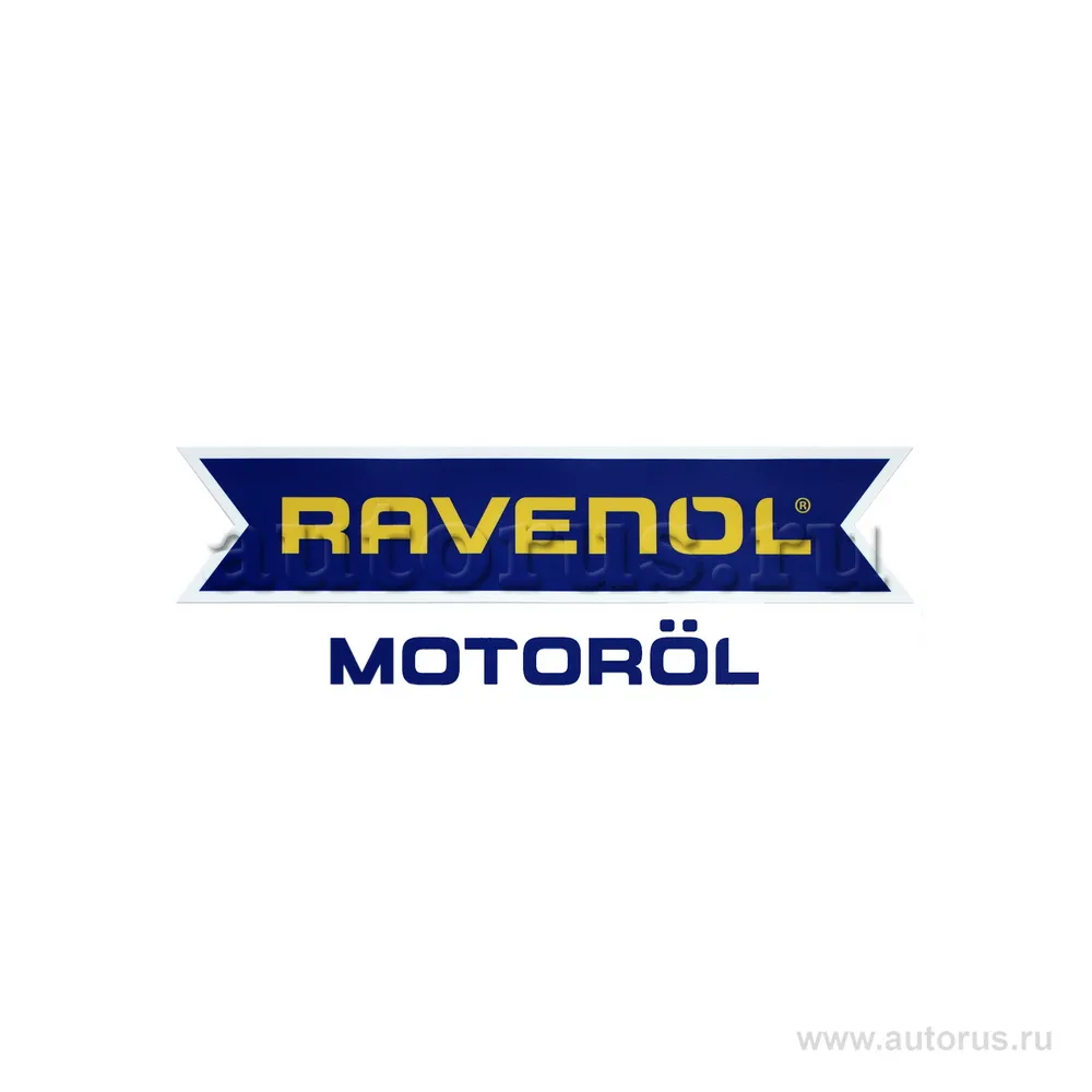 Наклейка RAVENOL Motoroel цвет.желтый/синий с обводкой 600х180 мм 2200000068132