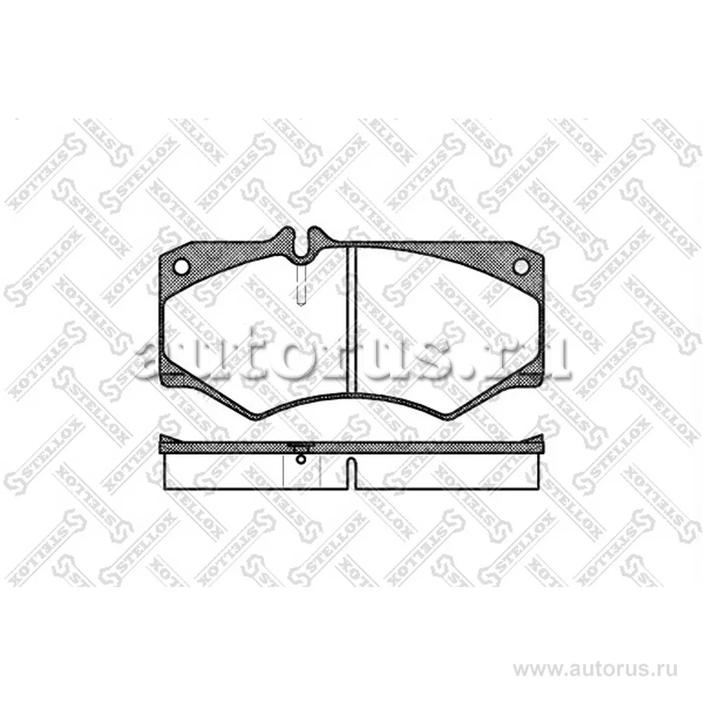 Колодки дисковые перед. MB 207D-510D 77-94 STELLOX 058 030-SX