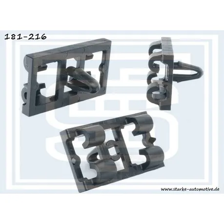 Клипса уплотнителя двери BMW X-5 (E53) STARKE 181-216