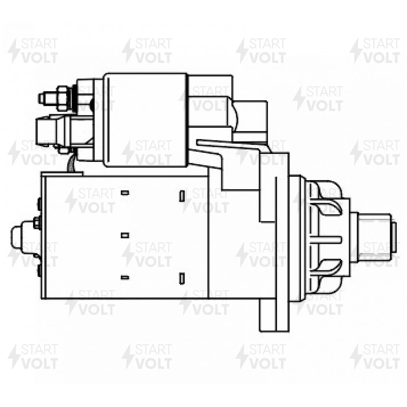 Стартер 1,1 кВт STARTVOLT LSt 1893