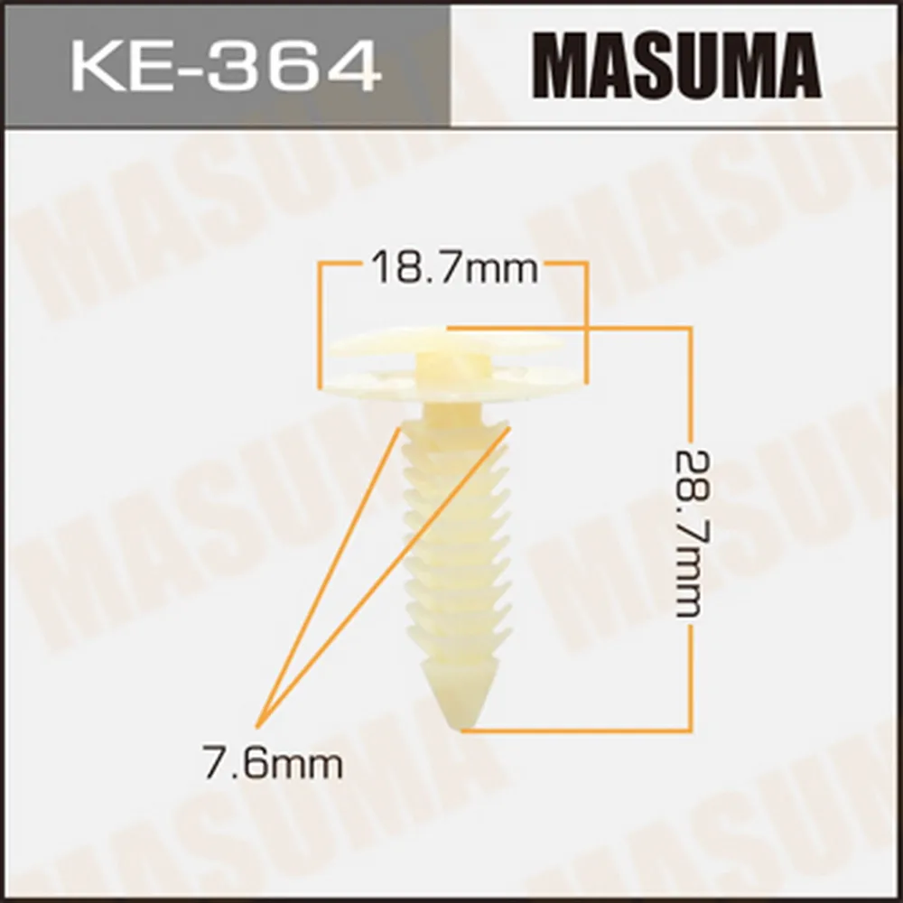 Клипса пластиковая GM MASUMA KE364
