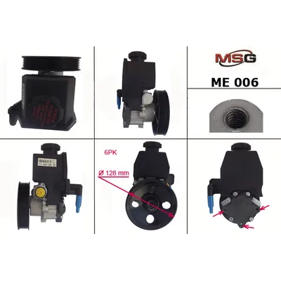 Насос гидроусилителя руля  MERCEDES C W 202 1993-2000,MERCEDES C W 203 2000-2007,MERCEDES E W 210 19 MSG ME 006