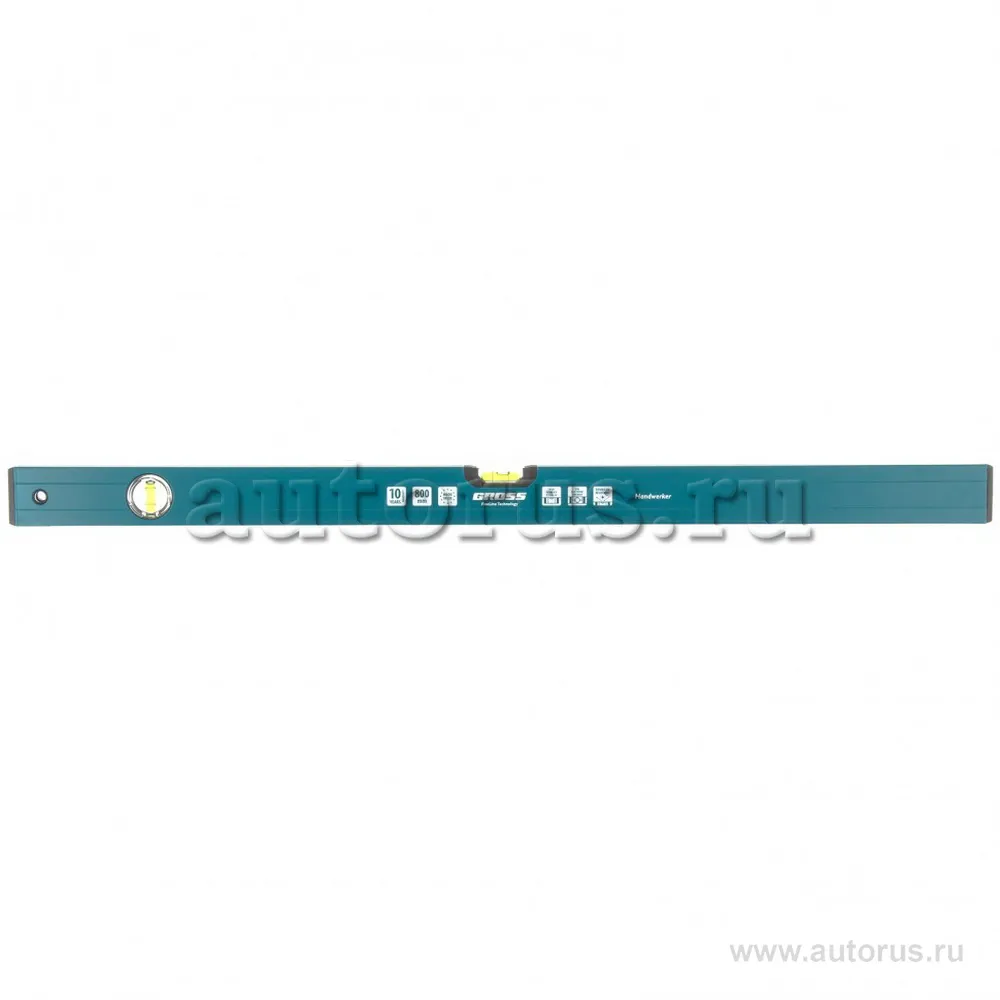 Уровень алюминиевый, 800 мм, 2 глазка, HanD Werker Gross 33902 GROSS 33902