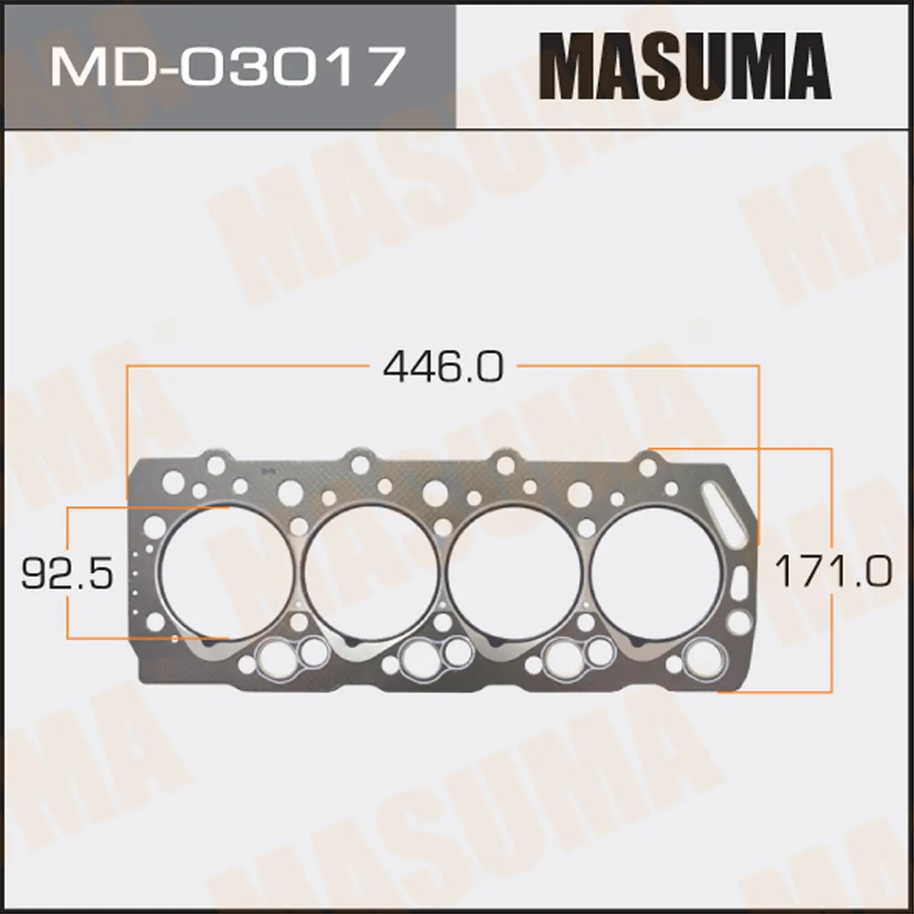 Прокладка ГБЦ MITSUBISHI CHALLENGER MASUMA MD-03017