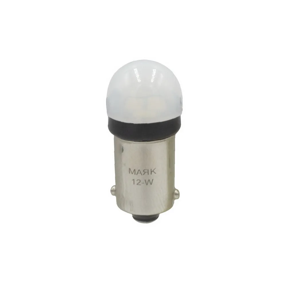 Лампа светодиодная 12V T8 W BA9s Маяк SUPER WHITE 2 шт. блистер 12T8/BLK04/2BL