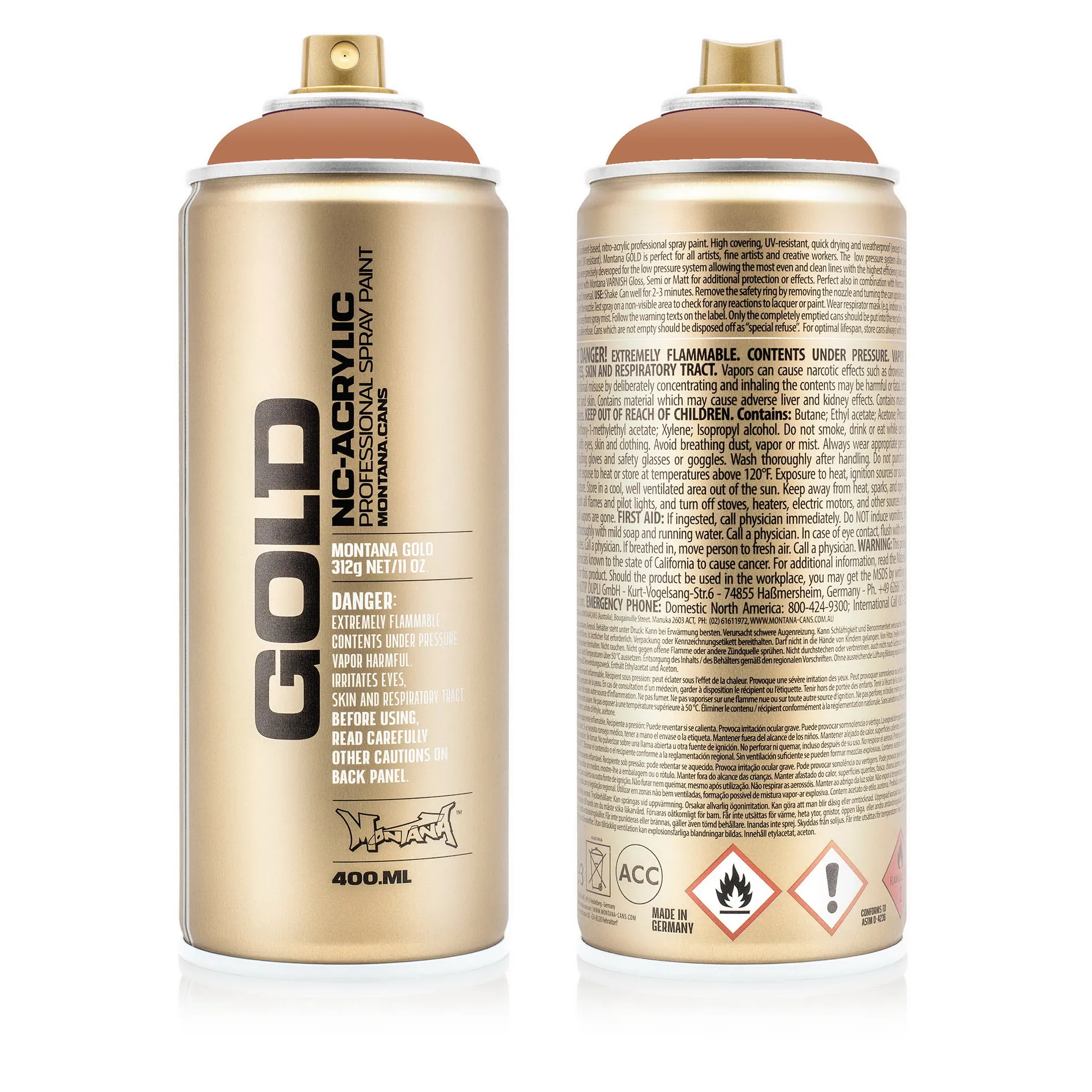 Краска GOLD нуга MONTANA CANS G8090