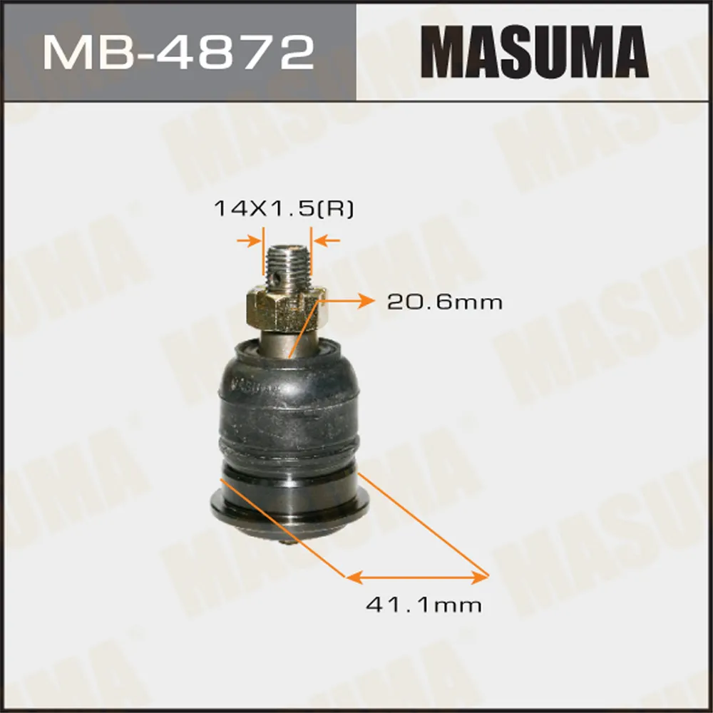 Опора шаровая пер.нижн. MASUMA MB-4872