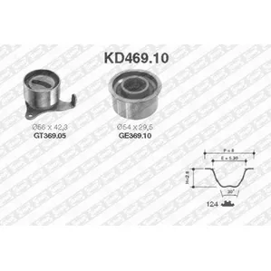 Комплект ремня ГРМ SNR KD46910