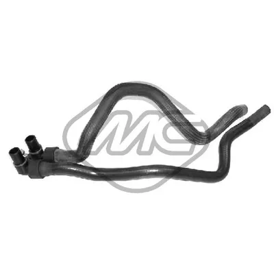Патрубок печки cit xsara 1.4-1.6 Metalcaucho 08623