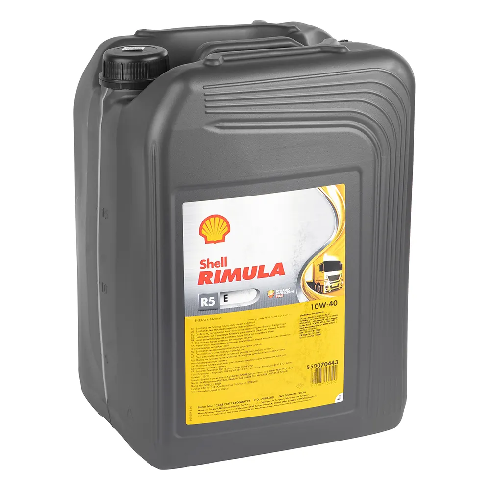 Масло моторное SHELL Rimula R5 E 10W-40 полусинтетическое 20 л 550027381/550033235/550070443