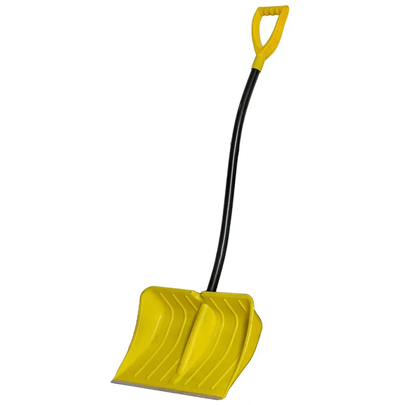 Лопата снеговая РусТрейд Медведь с краш эргоном алюм чер V-обр ручкой Элита 1634838