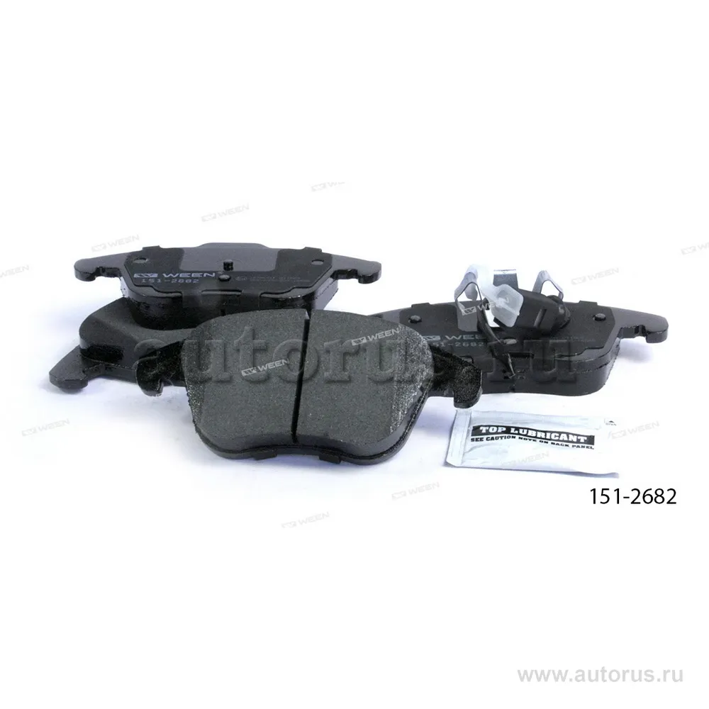 Тормозные колодки дисковые передние VW Tiguan (5N), Sharan (7N1,7N2), AUDI Q3 (8UB,8UG WEEN 151-2682