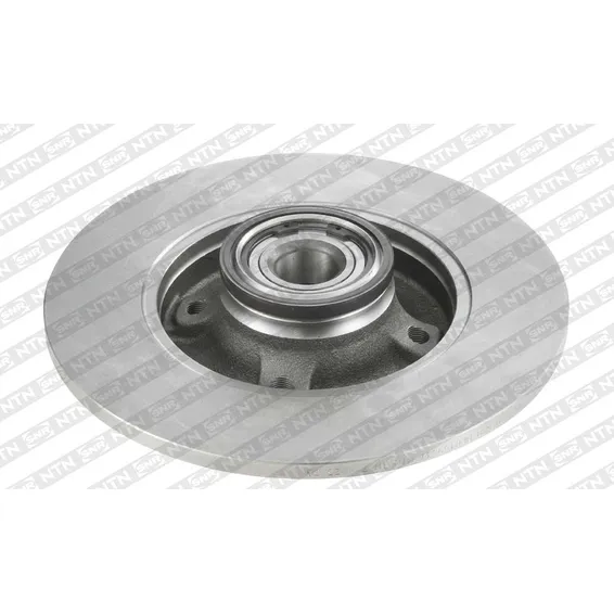 Диск тормозной задний с интегрированным подшипником CITROEN C3/C4/PEUGEOT 207/307 NTN-SNR KF159.53U