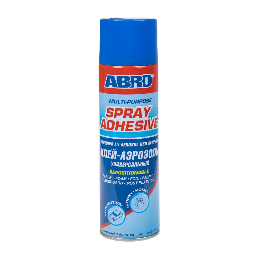 Клей аэрозоль универсальный 500 мл ABRO SA-300-CH-RW ABRO SA-300-CH-RW