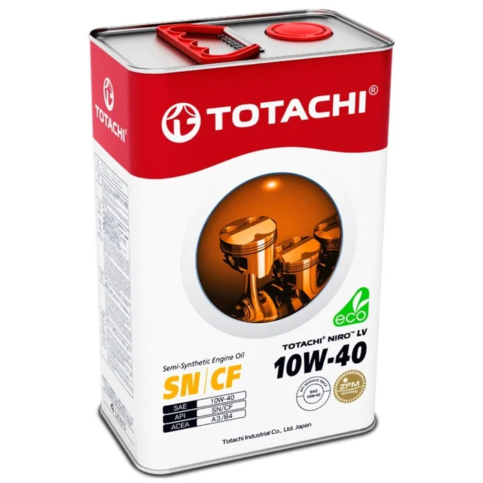 Масло моторное TOTACHI LV Semi-Synthetic 10W-40 полусинтетическое 4 л 4589904922039