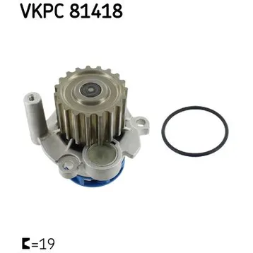 Помпа, водяной насос VW GOLF V,T5 1.4,1.9TDi 2002=> SKF VKPC 81418