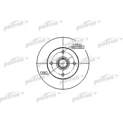 Диск тормозной задний SEAT: CORDOBA 93-99, CORDOBA VARIO 97-99, IBI PATRON PBD1529