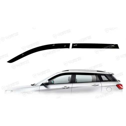 Дефлектора на окна Haval H6 5d 2015EuroStandard деф.окон Cobra tuning HE60215