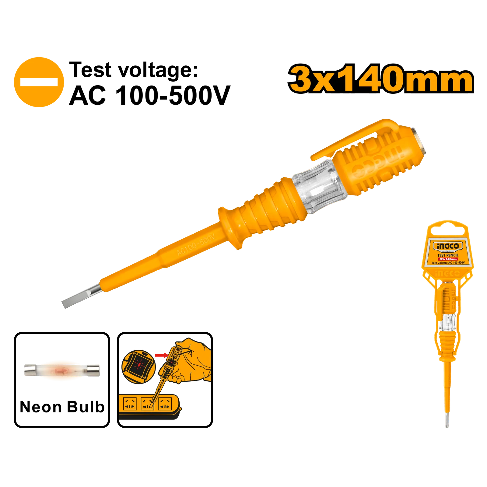 Отвертка индикатор HSDT1408 INGCO HSDT1408