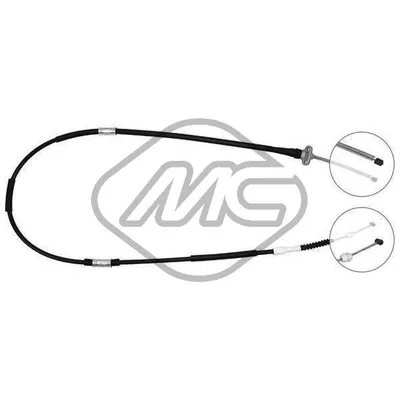 Трос ручника TOY CAMRY SV20/21 1/8-2/0 DX-RH Metalcaucho 83437