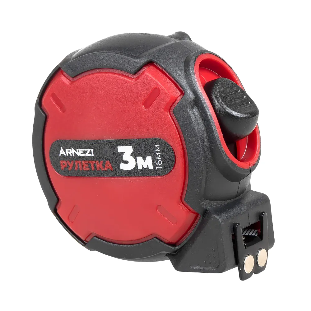 Рулетка Profi 3м х 16мм с двойным зацепом Arnezi R6200030
