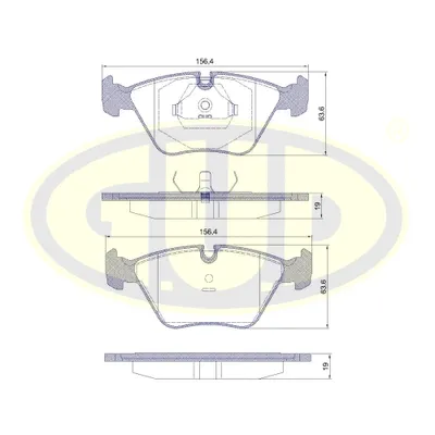 КОЛОДКИ ПЕР BMW E34 1.8-2.5TDS 89-95E32 3.0-5.0 86-94