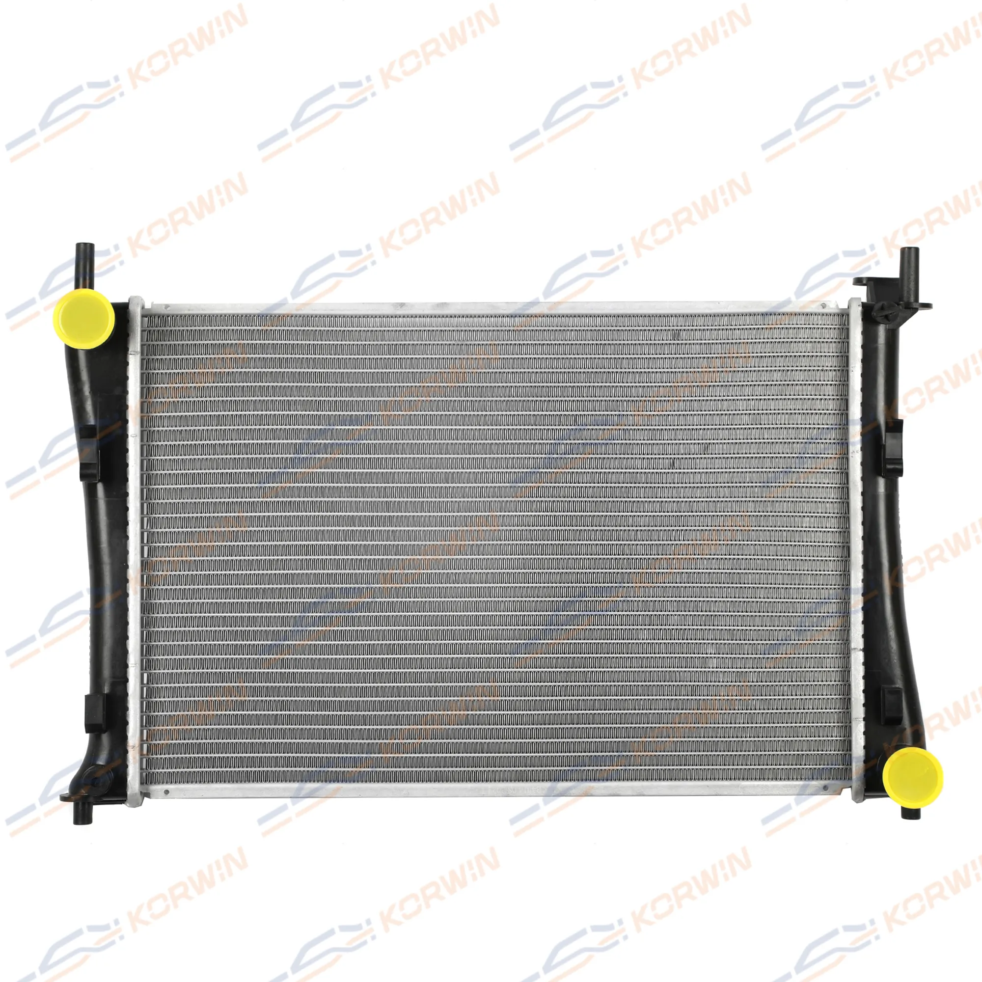 Радиатор охлаждения Ford Fusion/Fiesta (01-) 1.2-1.6 паяный KORWIN KWKB4014