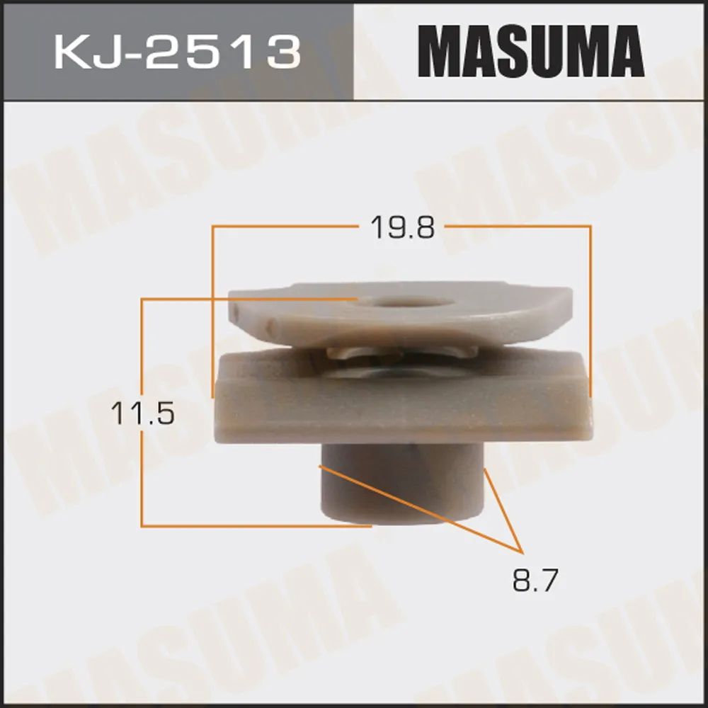 Клипса пластиковая MAZDA MASUMA kj2513