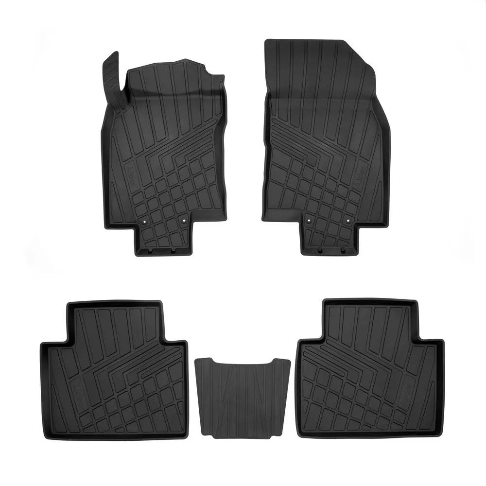 Коврики салонные литьевые для Nissan X-Trail (2015) NORPLAST NP11-LdC-61-812