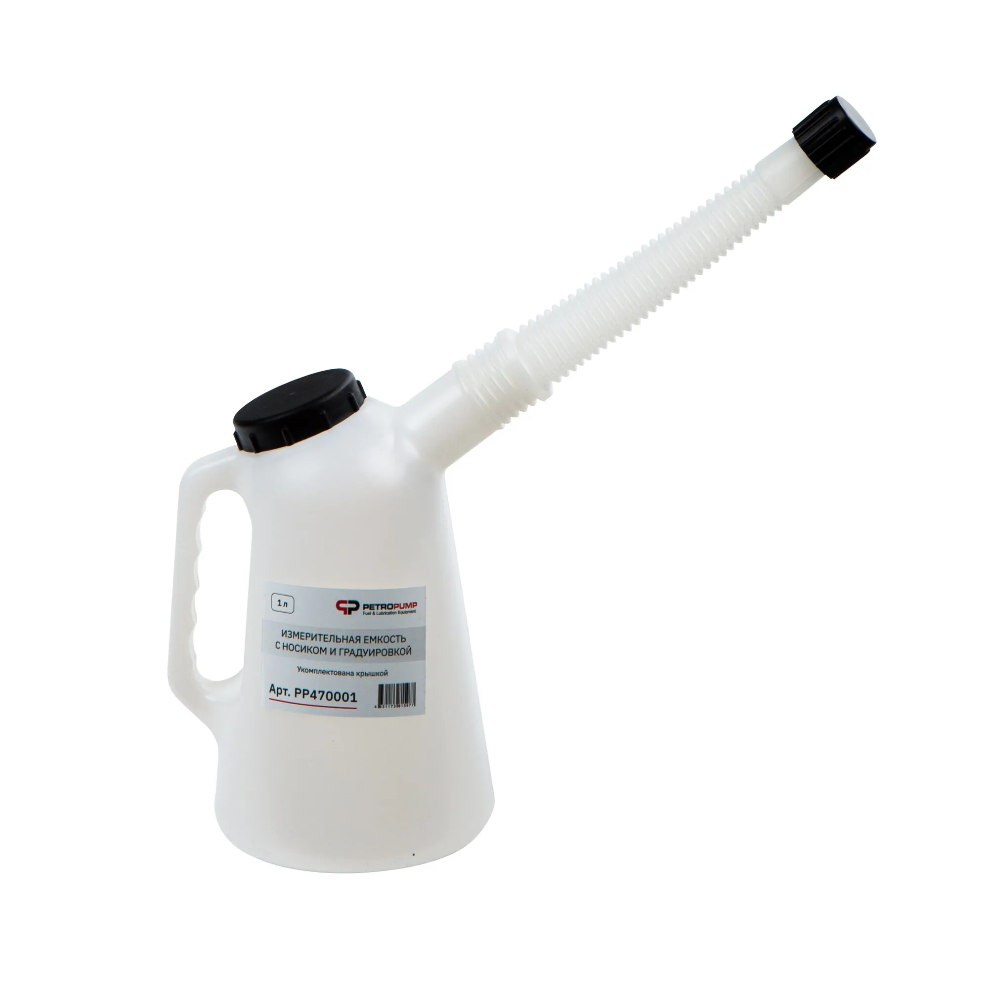 Измерительная емкость с носиком и градуировкой, 1 л Petropump PP470001