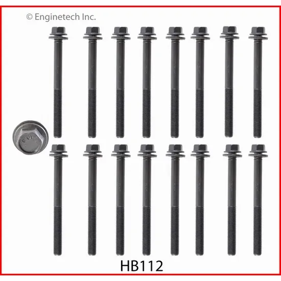 Болты ГБЦ, 3,3 3,8L 96-13, ком-т на 2 головы, ENGINETECH HB112