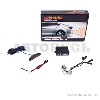 Парковочный радар LEOPARD PA 20, silver, 4 датчика PA 20s