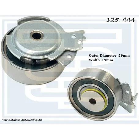 Ролик натяжной ремня ГРМ OPEL ASTRA F-G / KADETT E / VECTRA A-B 1,4/1,6 STARKE 125-444