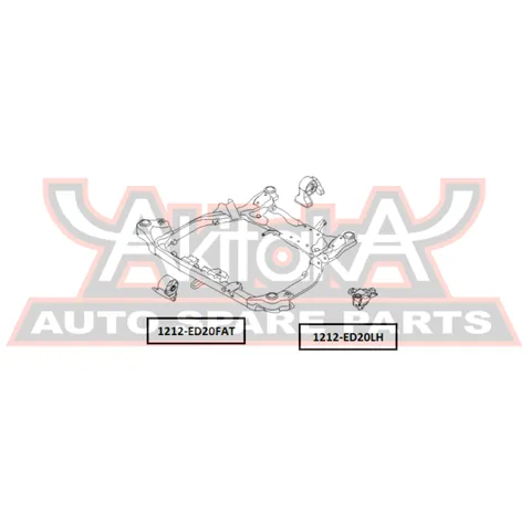 Подушка двигателя левая ASVA 1212-ED20LH