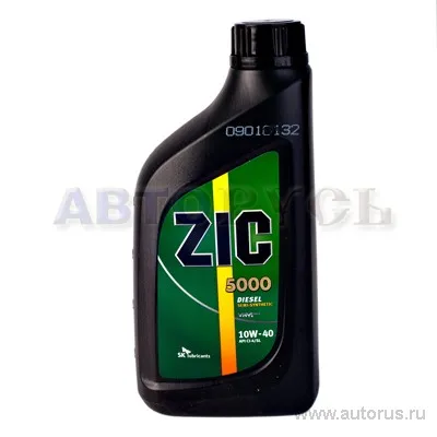 Масло моторное ZIC 5000 CL-4 10W-40 полусинтетическое 1 л 133128