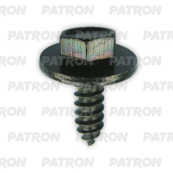 Винт металлический саморез с шестигранной головкой 5 5X19 PATRON P37-2697T