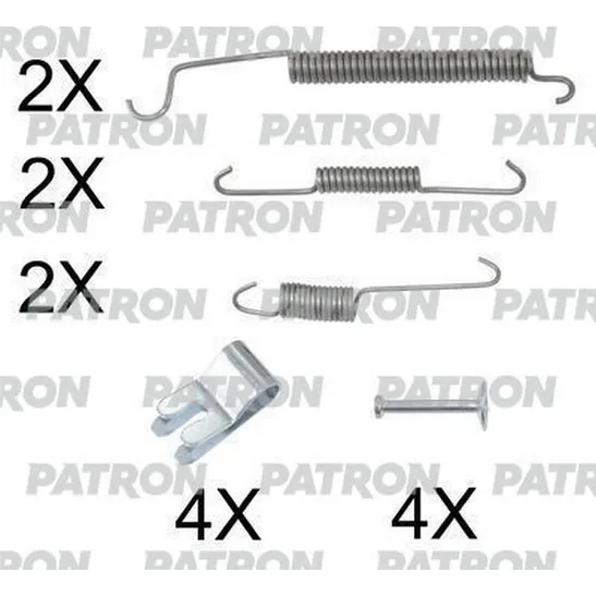 Комплект монтажный тормозных колодок барабанных MITSUBISHI: COLT CZC КАБРИО (RG) 06-, C PATRON PSRK0220